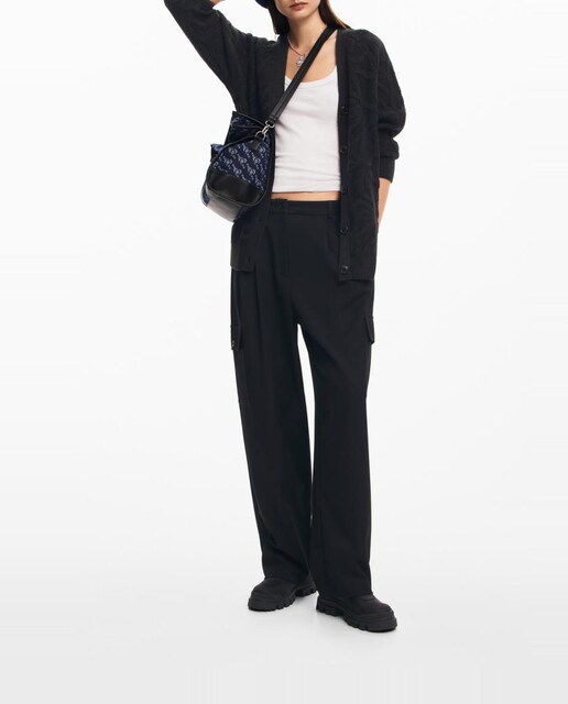 Imagen 0 de Cárdigan oversize punto de mujer