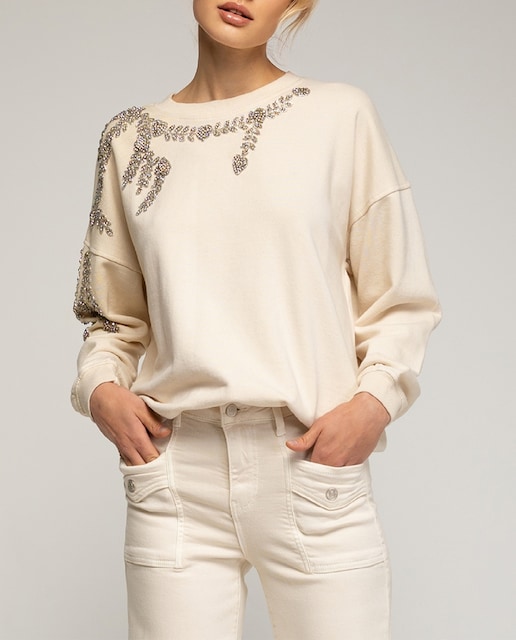 Imagen 0 de Sudadera con lentejuelas de mujer