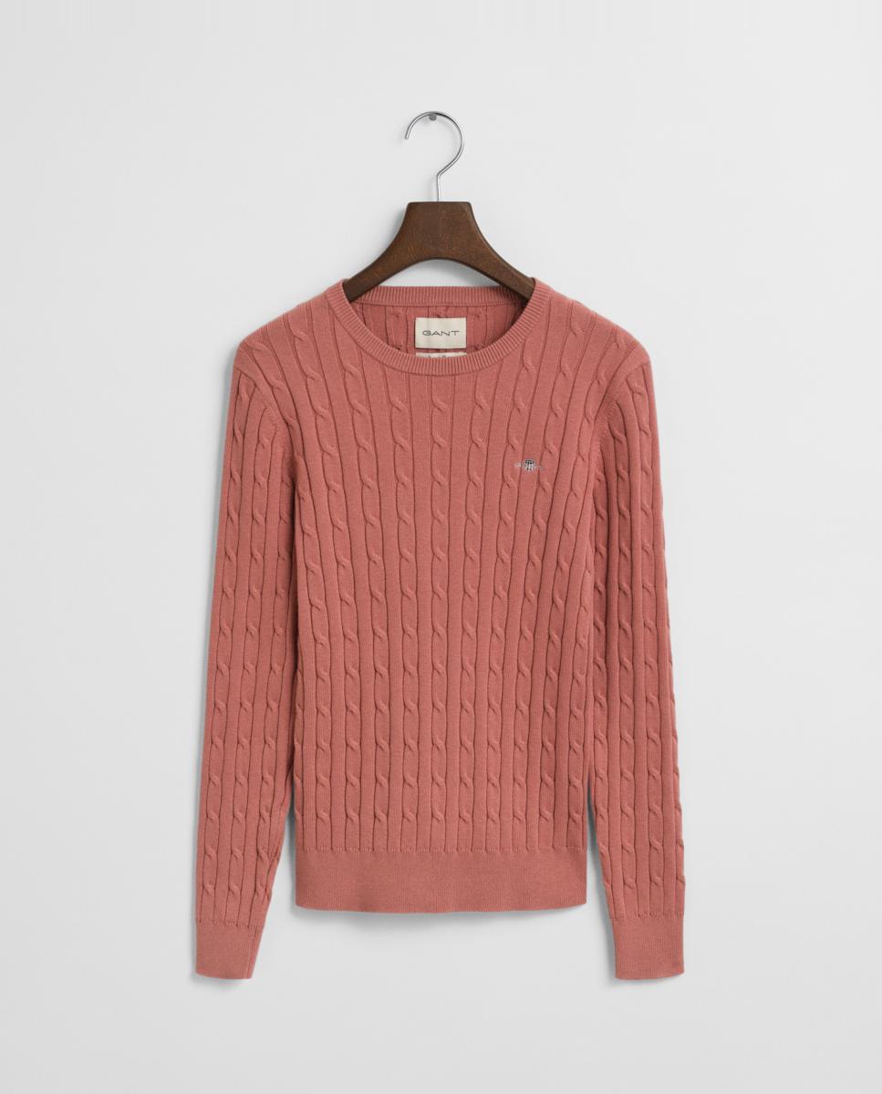 Imagen 0 de Jersey de mujer de cuello redondo con logo bordado