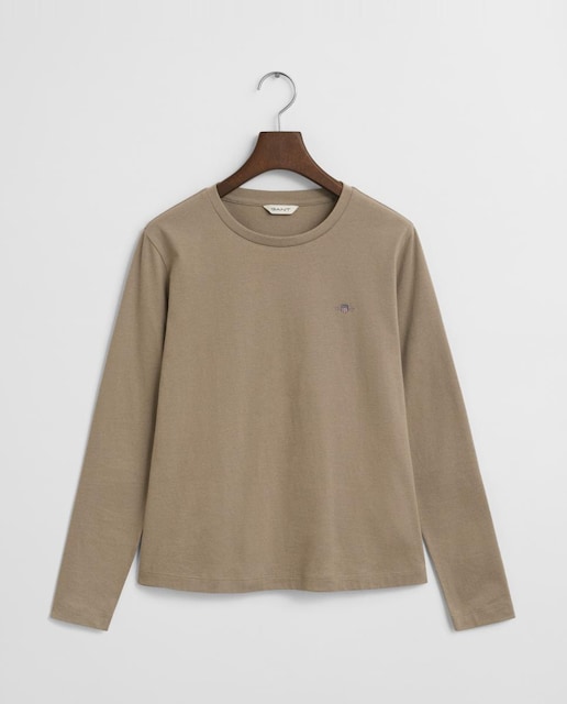 Imagen 0 de Camiseta de mujer manga larga con logo bordado