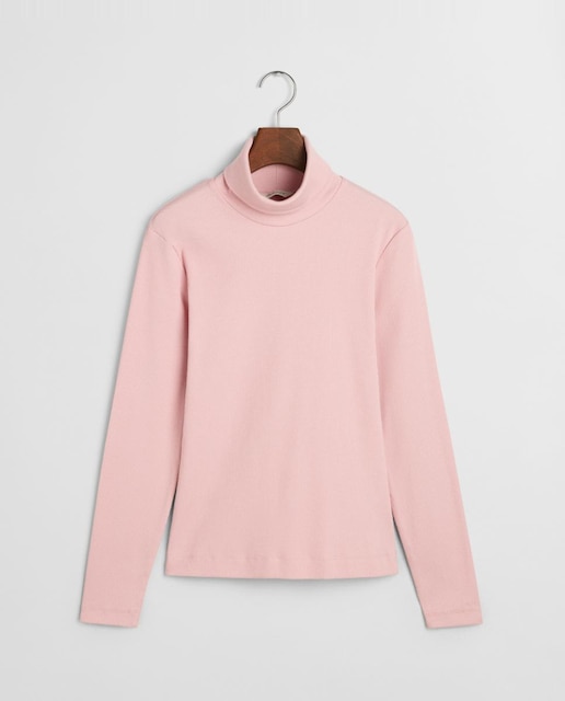 Imagen 0 de Camiseta de mujer de manga larga y cuello vuelto