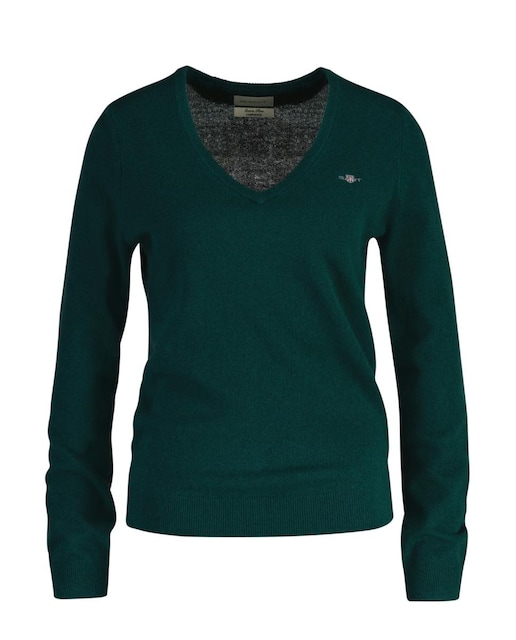 Imagen 0 de Jersey de mujer cuello Vy corte regular