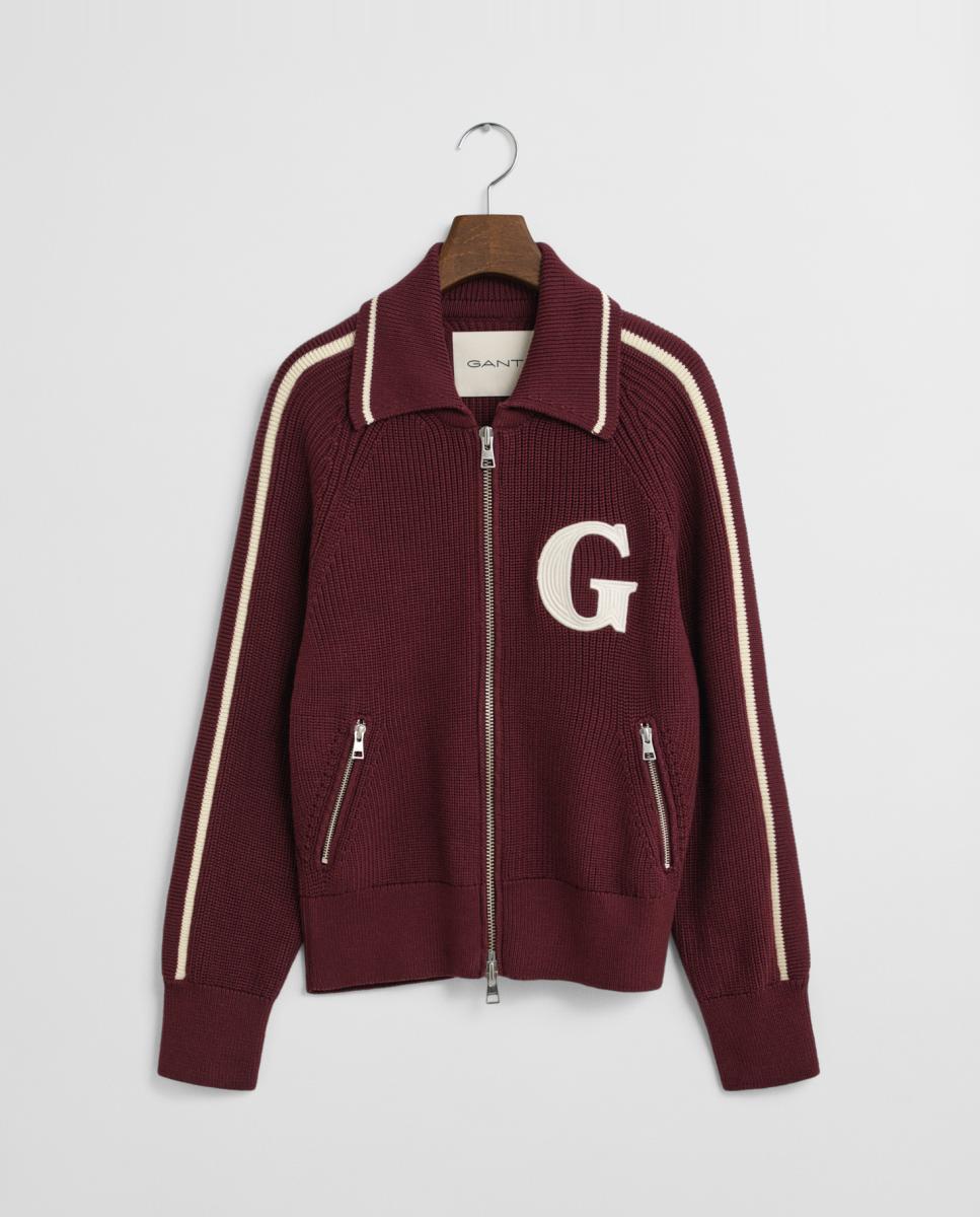 Imagen 0 de Cárdigan de mujer con cremallera  con insignia G