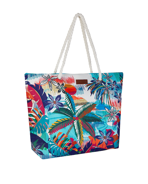 Imagen 0 de Bolso de mujer de playa cremallera y bolsillo interior