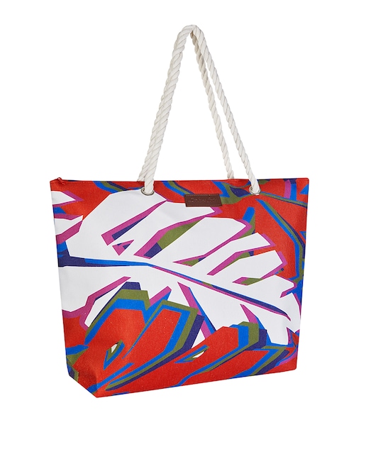 Imagen 0 de Bolso de mujer de playa cremallera y bolsillo interior