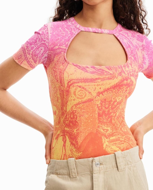 Imagen 0 de Body canalé cut-out M. Christian Lacroix de mujer