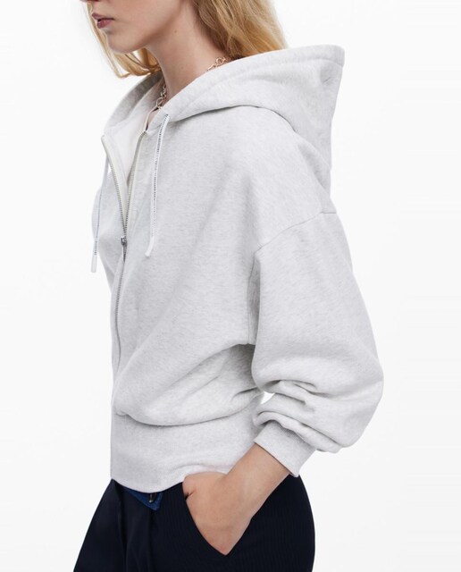 Imagen 0 de Sudadera lisa capucha de mujer