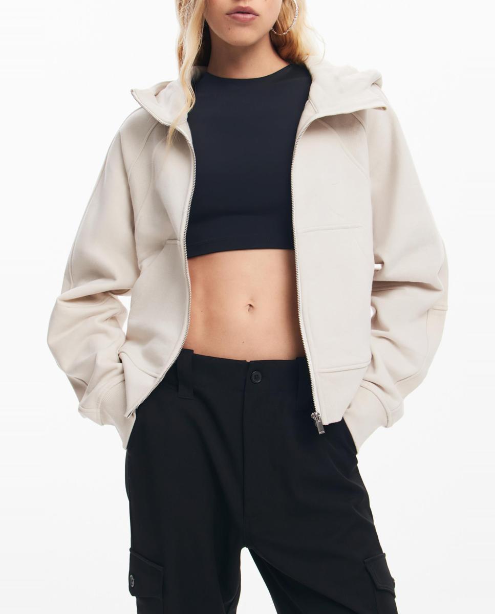 Imagen 0 de Sudadera oversize capucha de mujer