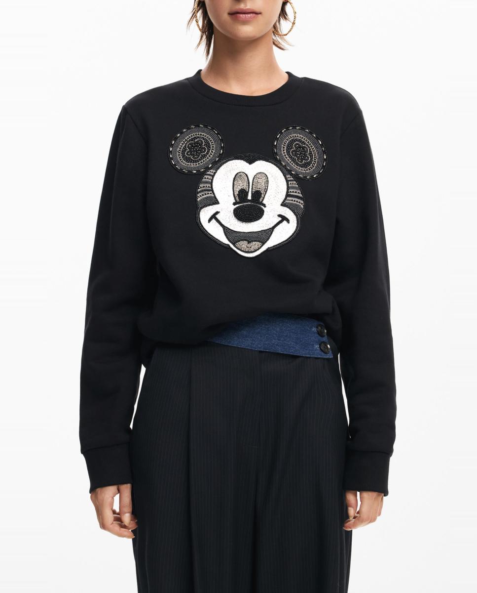 Imagen 0 de Sudadera cara Mickey Mouse de mujer