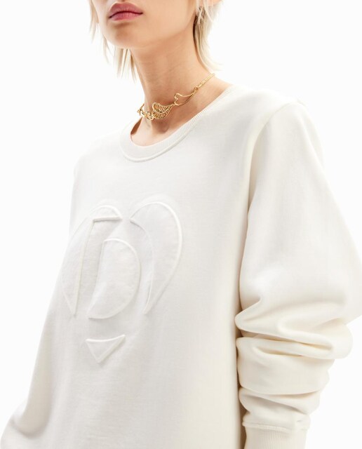 Imagen 0 de Sudadera imagotipo relieve de mujer