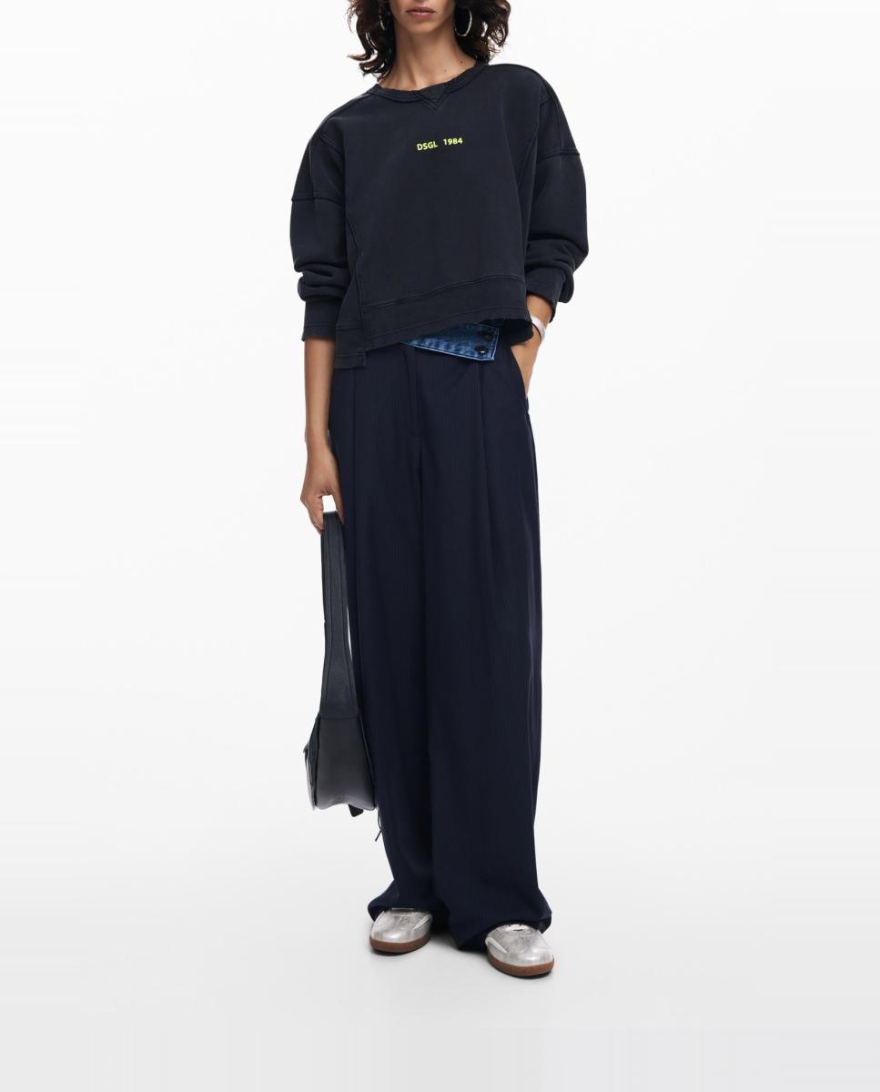 Imagen 0 de Sudadera efecto lavado de mujer