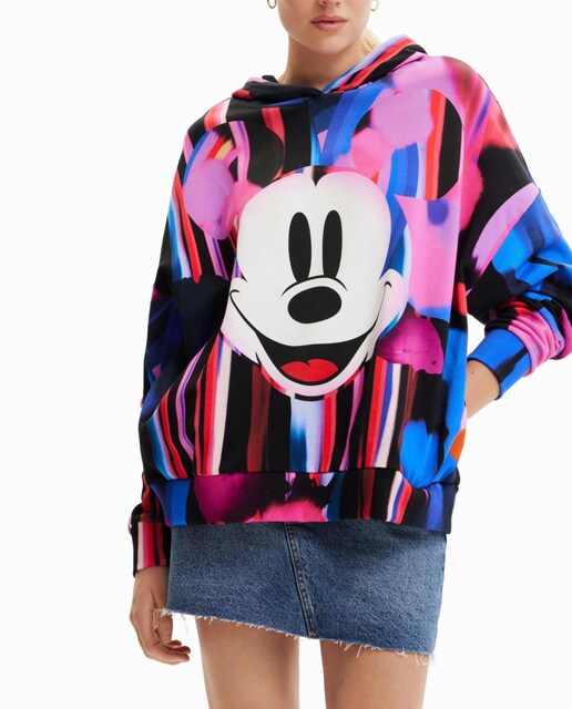 Imagen 0 de Sudadera oversize Mickey Mouse de mujer