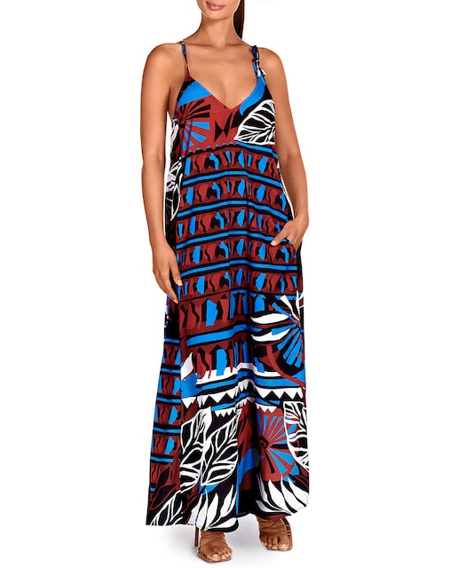 Imagen 0 de Vestido largo de tirantes África