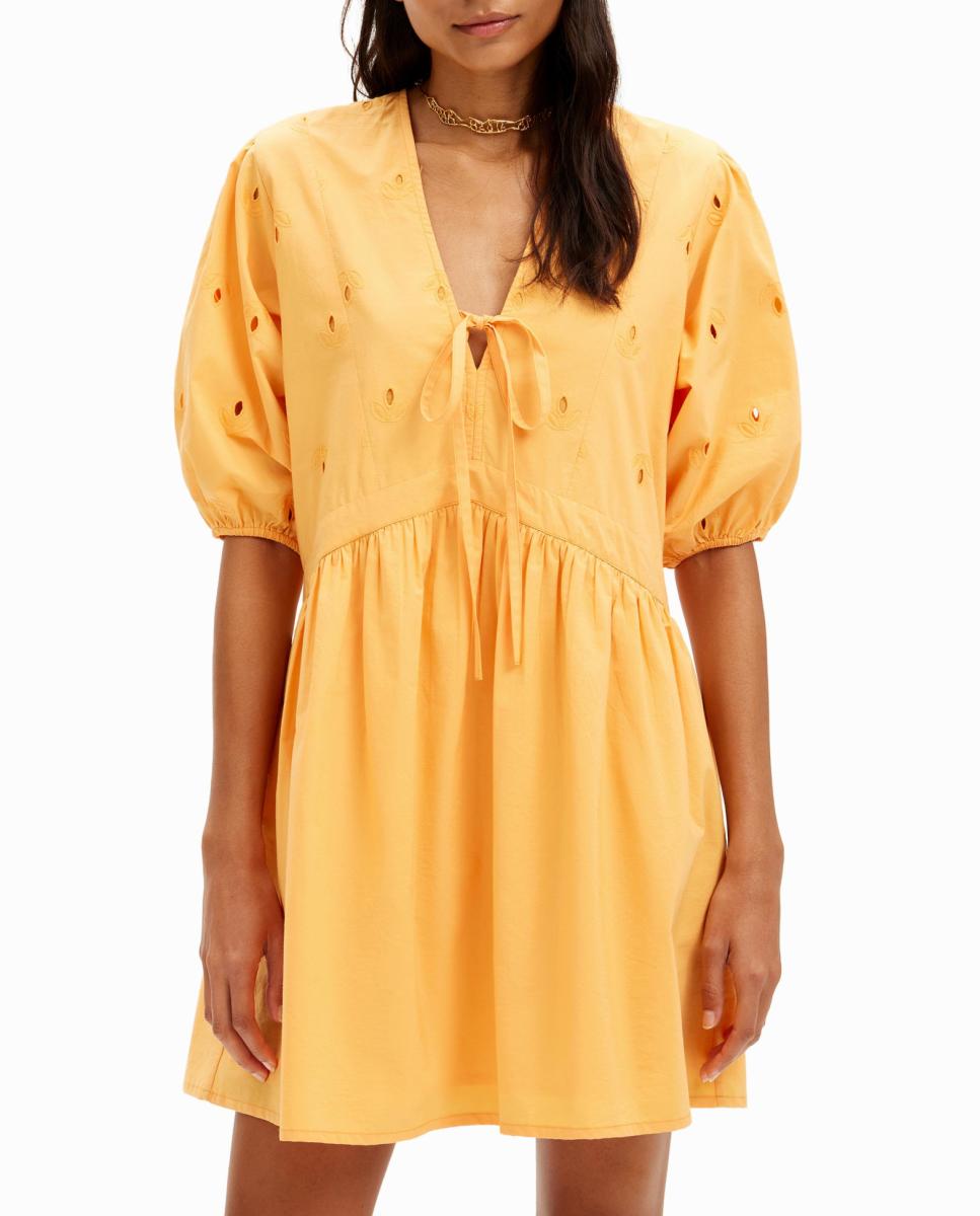 Imagen 0 de Vestido mini popelín de mujer