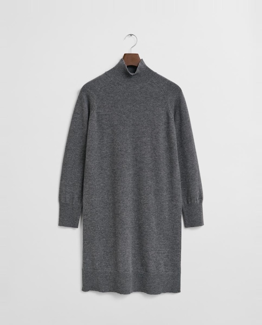 Imagen 0 de Vestido de mujer de manga larga y cuello vuelto