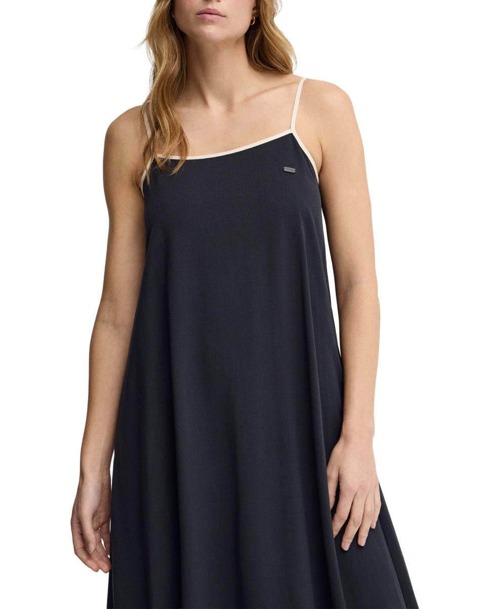 Imagen 0 de Vestido largo de tirantes y corte holgado