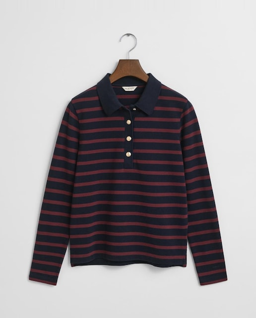 Imagen 0 de camiseta de mujer de manga larga tipo polo