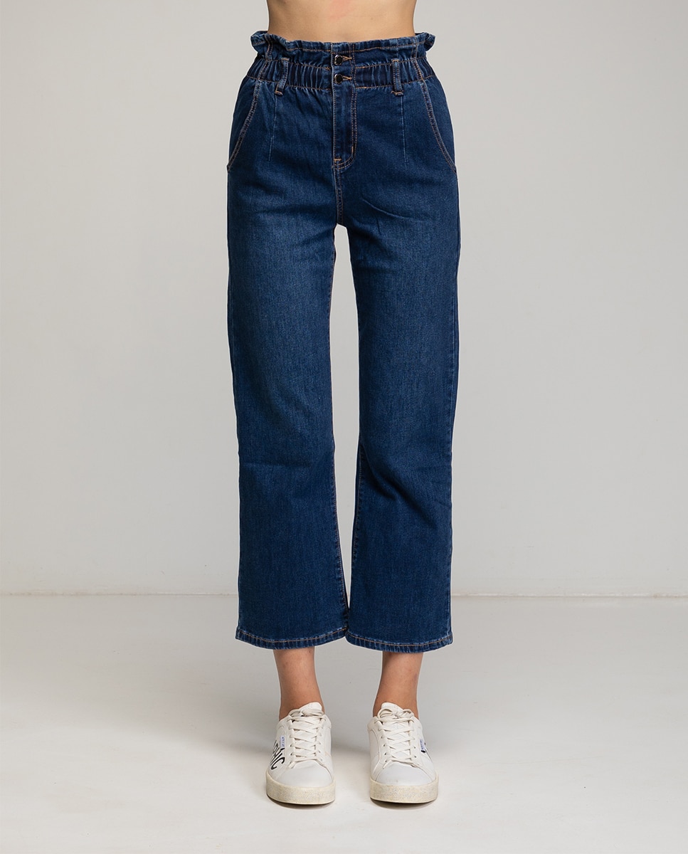 Imagen 0 de Vaquero de mujer estilo mom fit