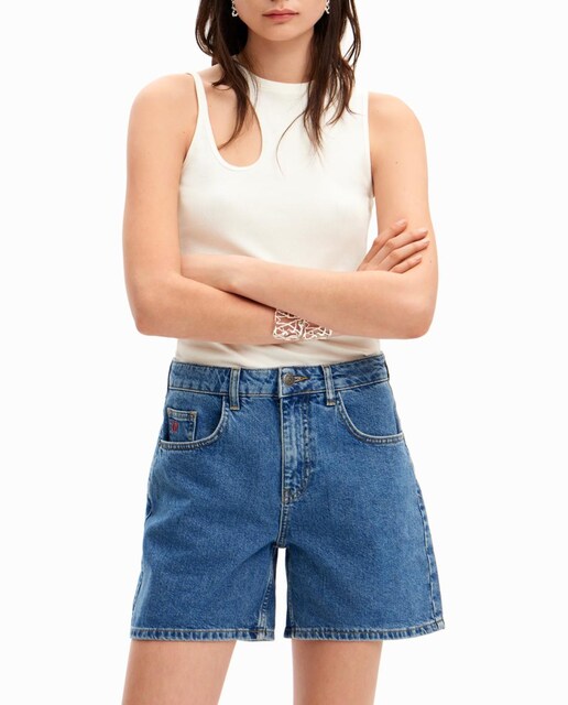 Imagen 0 de Shorts vaqueros lisos