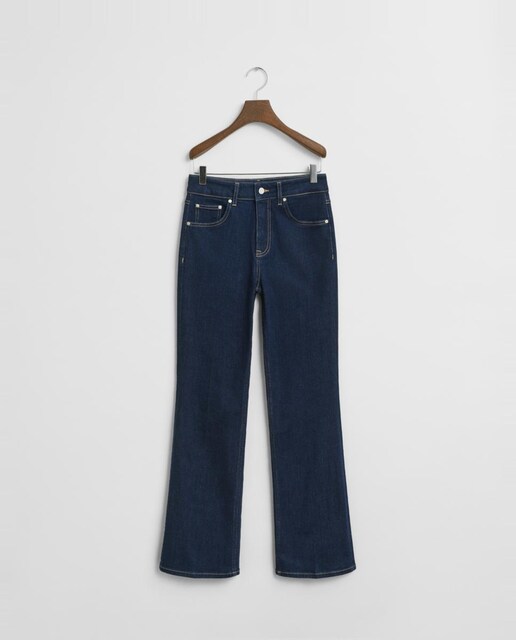 Imagen 0 de Vaqueros de mujer slip cintura de tiro medio cierre con botón y cremallera