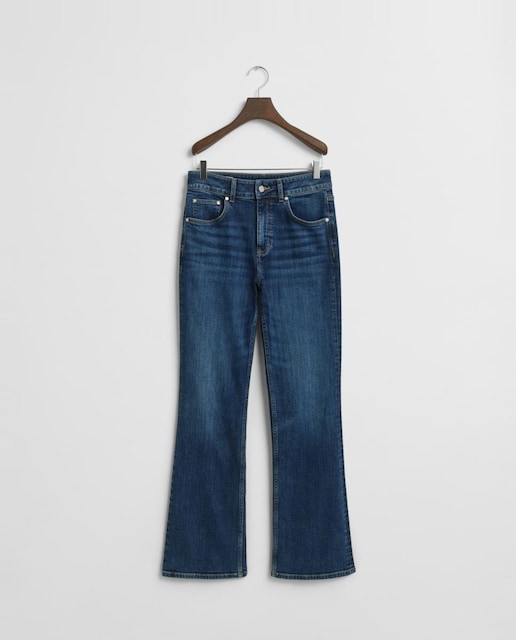 Imagen 0 de Vaqueros de mujer slip cintura de tiro medio cierre con botón y cremallera