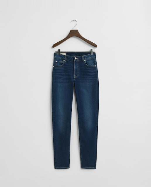 Imagen 0 de Vaqueros de mujer cortes lim y cintura de tiro medio