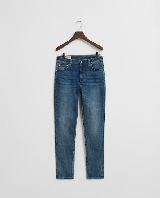 Imagen 0 de Vaqueros de mujer cortes lim y cintura de tiro medio