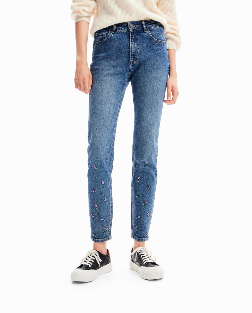 Imagen 0 de Vaqueros Skinny push-up flores