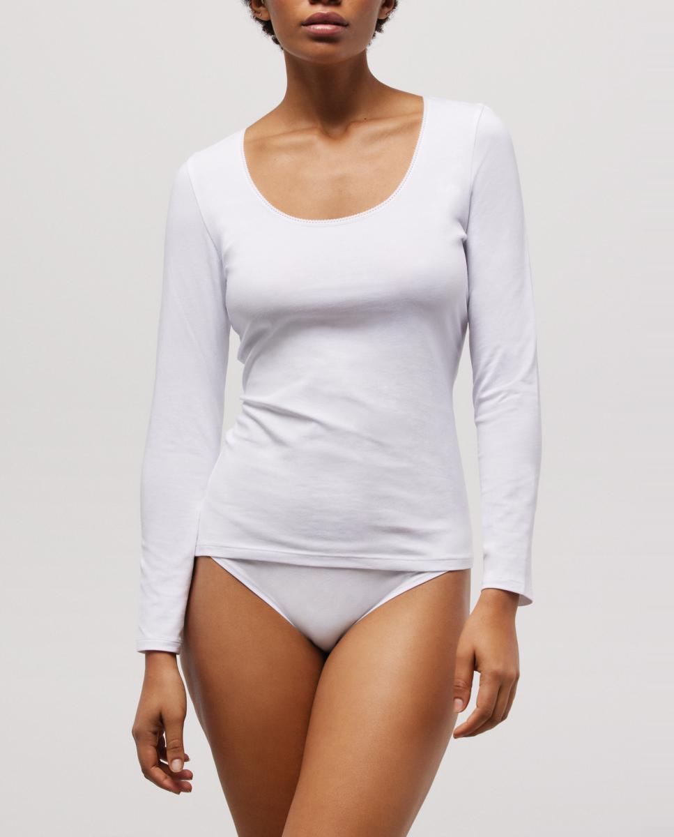 Imagen 0 de Camiseta Manga Larga Algodón Orgánico de mujer