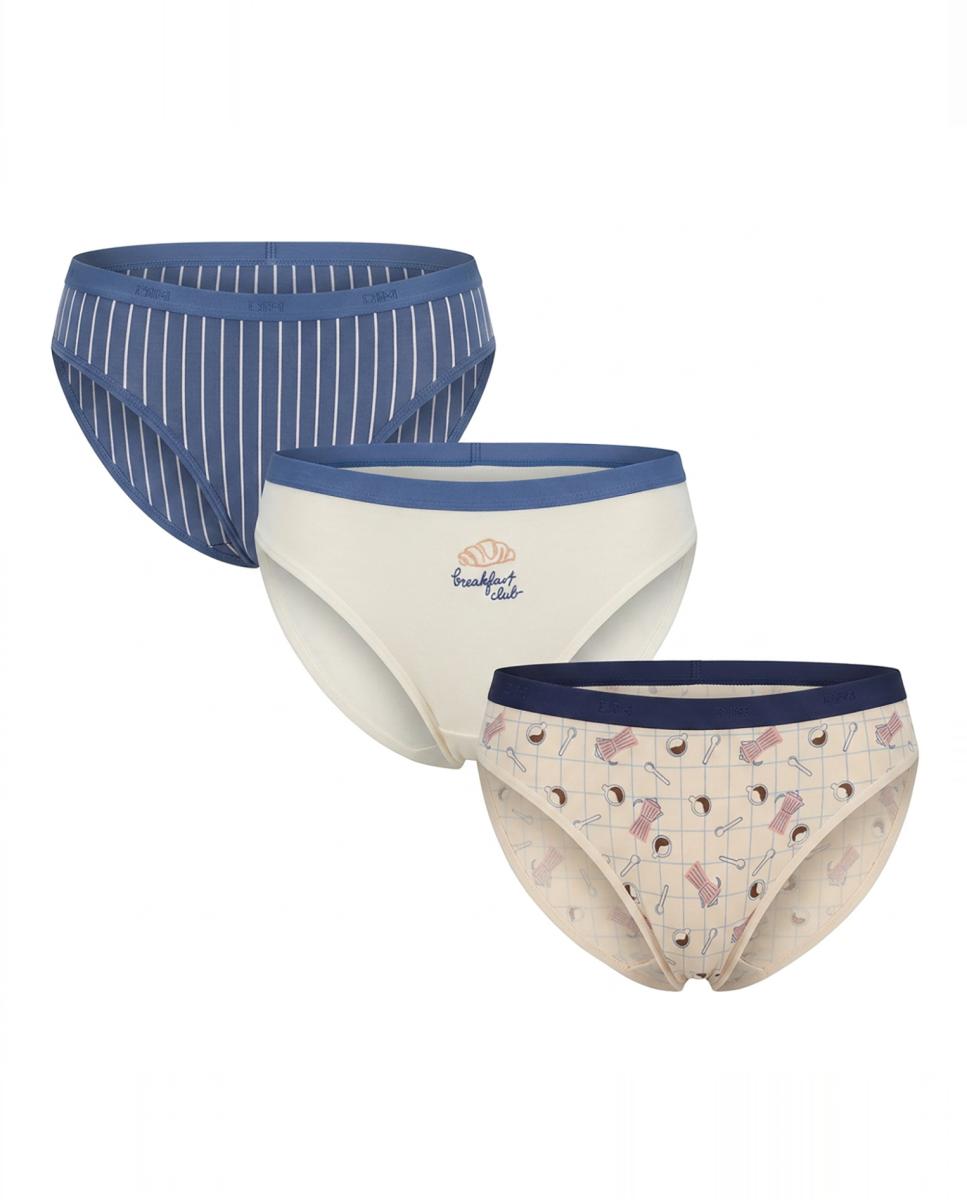 Imagen 0 de Pack 3 mujer bragas algodón estampadas