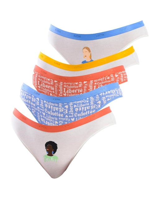 Imagen 0 de Pack 5 mujer culottes algodón