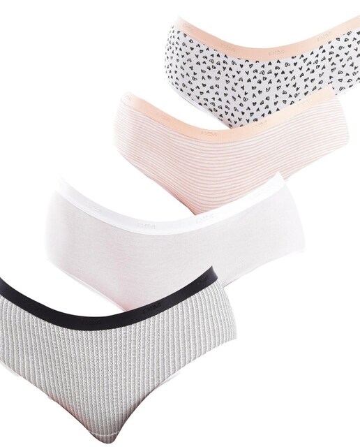 Imagen 0 de Pack 4 mujer culottes algodón