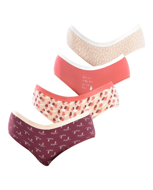 Imagen 0 de Pack 4 mujer culottes algodón