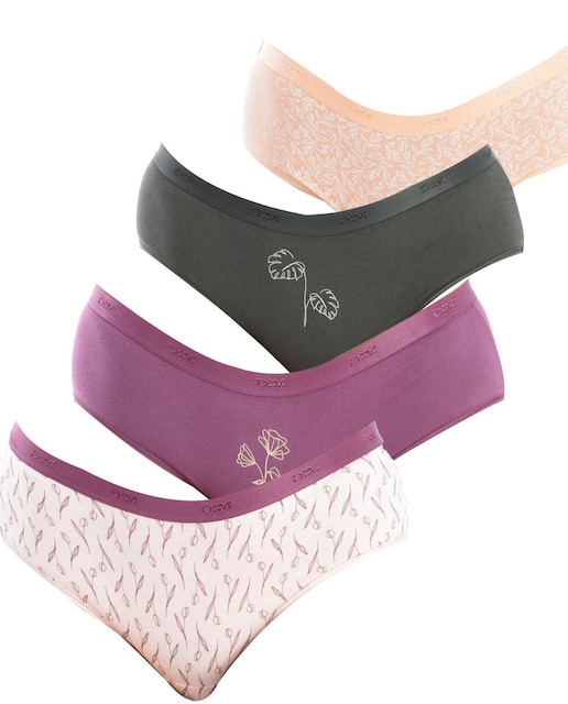 Imagen 0 de Pack 4 mujer culottes algodón