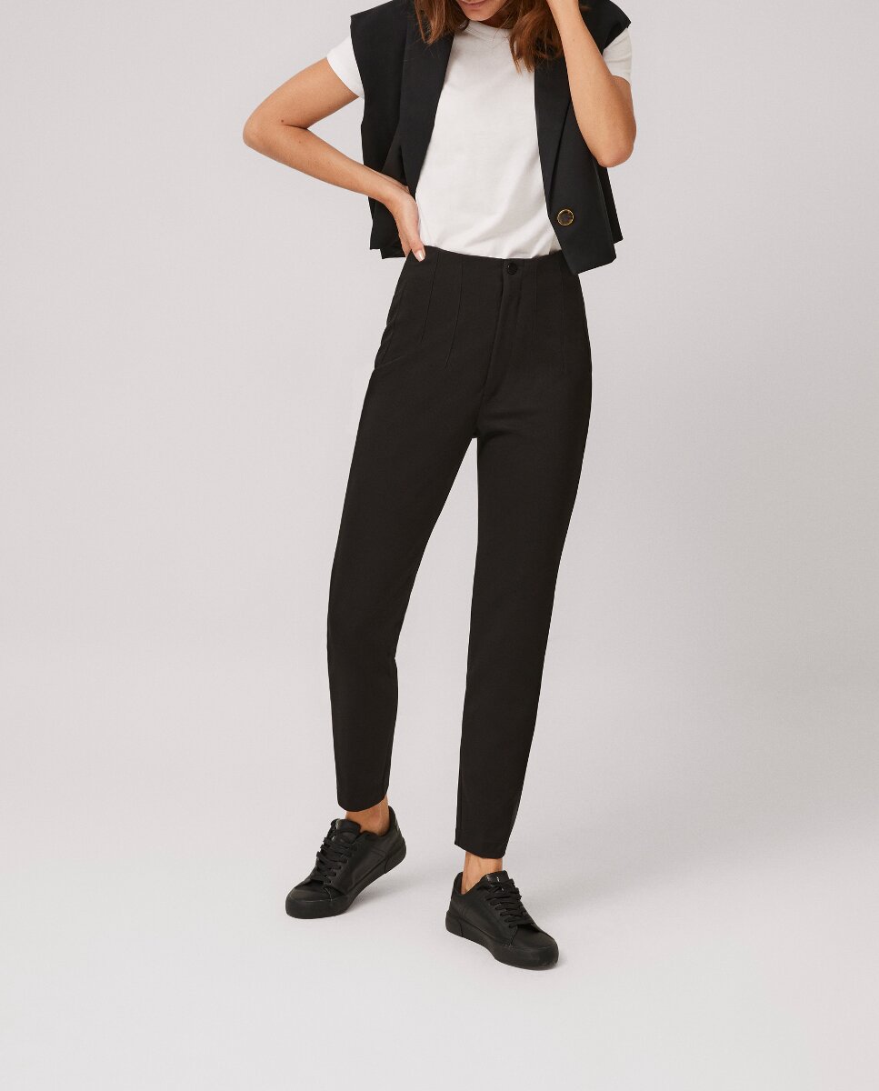 Imagen 0 de Pantalón estilo traje con cremallera frontal invisible