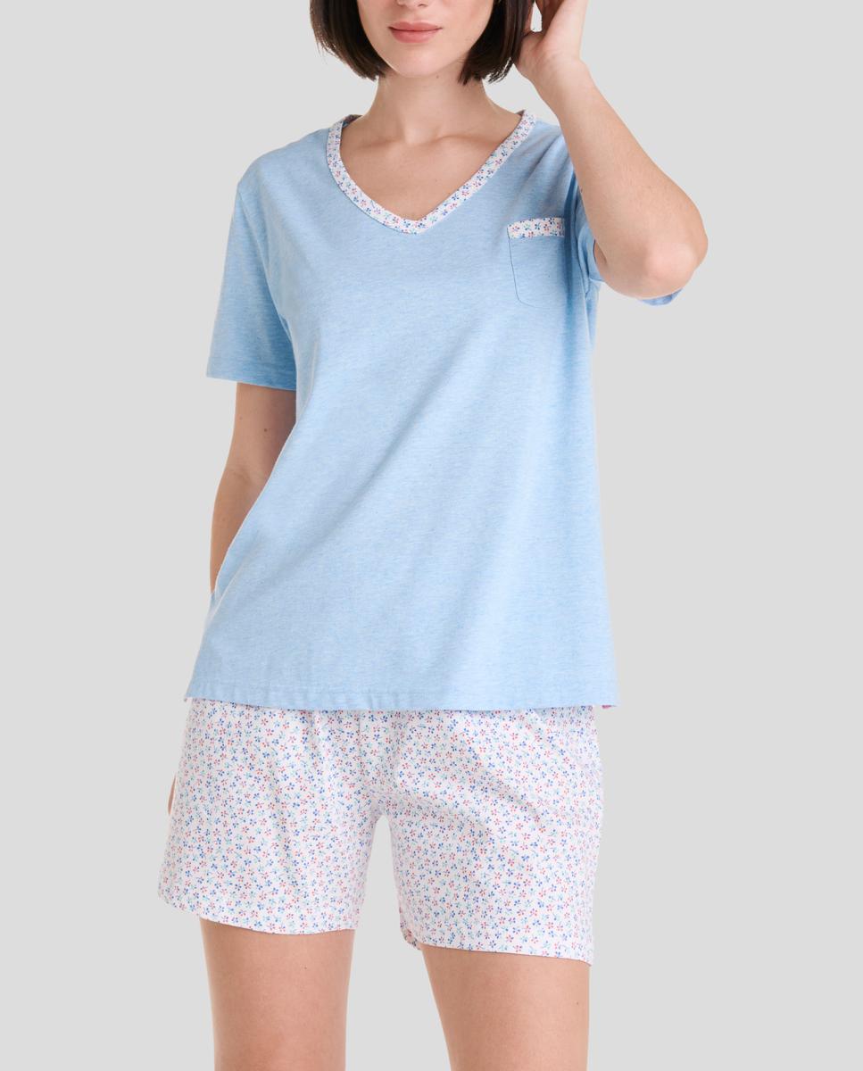 Imagen 0 de Pijama corto de mujer top tejido vigoré
