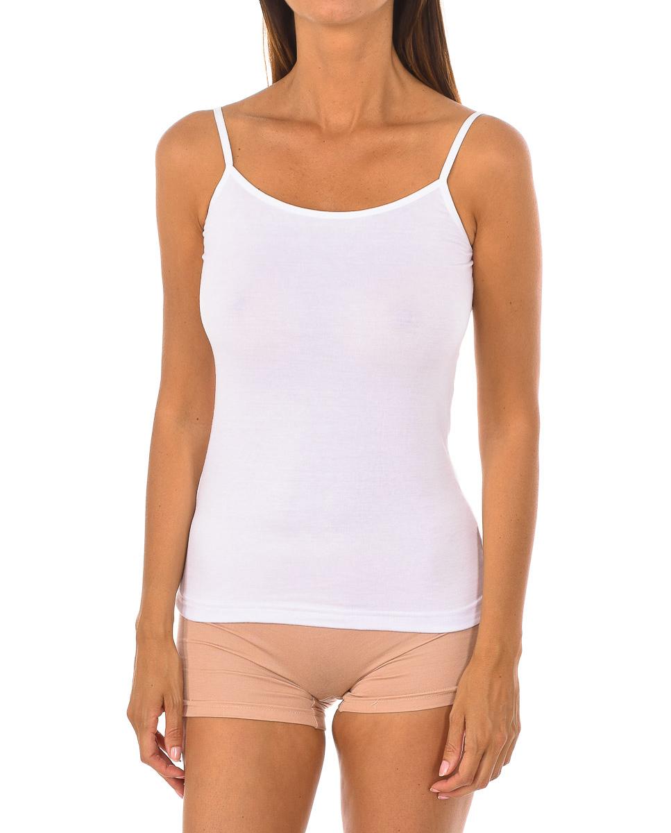 Imagen 0 de Camiseta Interior Mujer Tirantes Finos de Bambú Q700