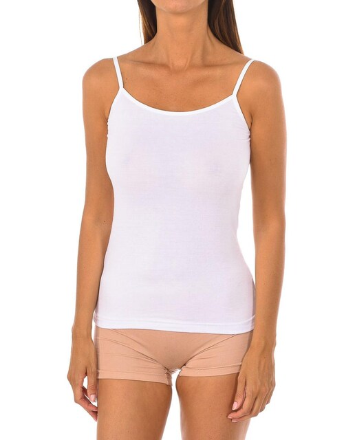 Imagen 0 de Camiseta Interior Mujer Tirantes Finos de Bambú Q700