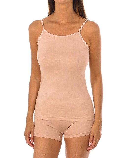 Imagen 0 de Camiseta Interior Mujer Tirantes Finos de Bambú Q700