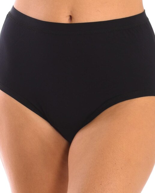 Imagen 0 de Pack 2 Bragas Mujer Cintura Alta de Bambú Q908