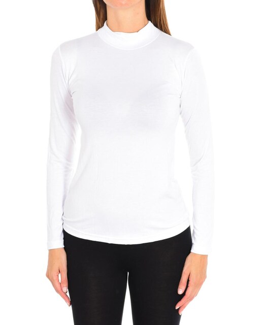 Imagen 0 de Camiseta Interior Mujer Manga Larga de Bambú Q712