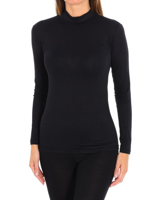 Imagen 0 de Camiseta Interior Mujer Manga Larga de Bambú Q712