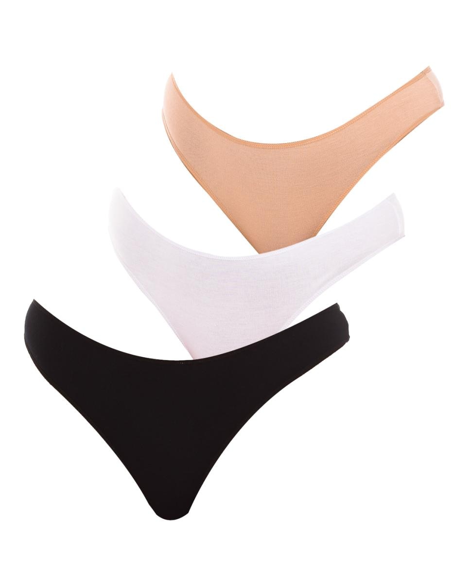 Imagen 0 de Pack 3 Tangas Mujer de Bambú Q907
