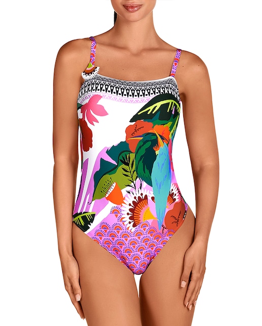 Imagen 0 de Bañador de mujer copa B pasarela Bird escote recto