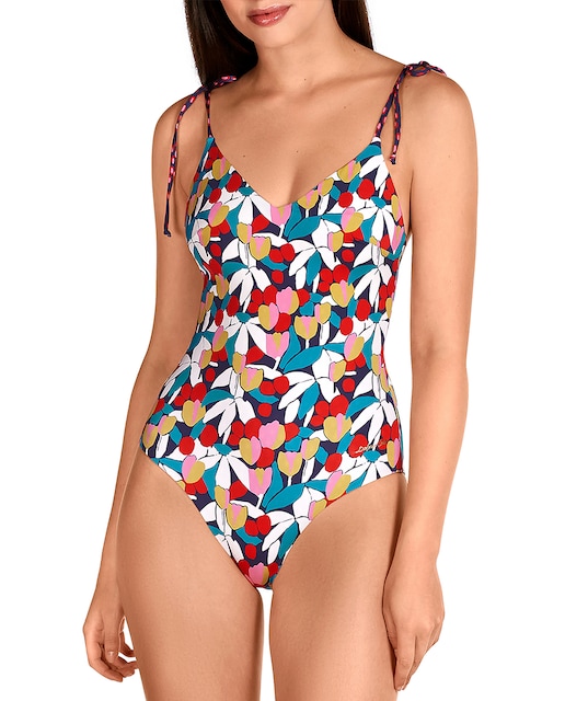 Imagen 0 de Bañador de mujer copa B Tulip básico reversible