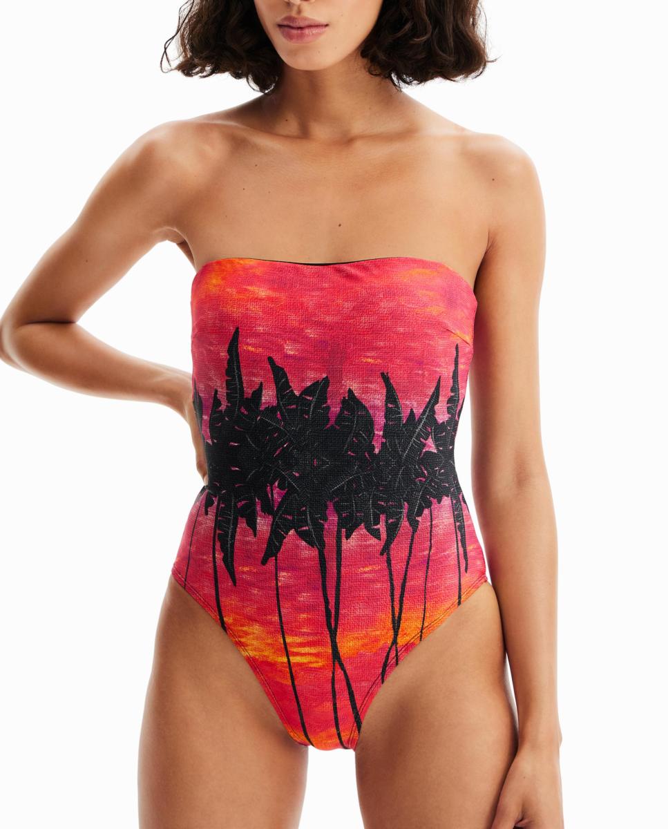 Imagen 0 de Bañador bandeau Stella Jean de mujer