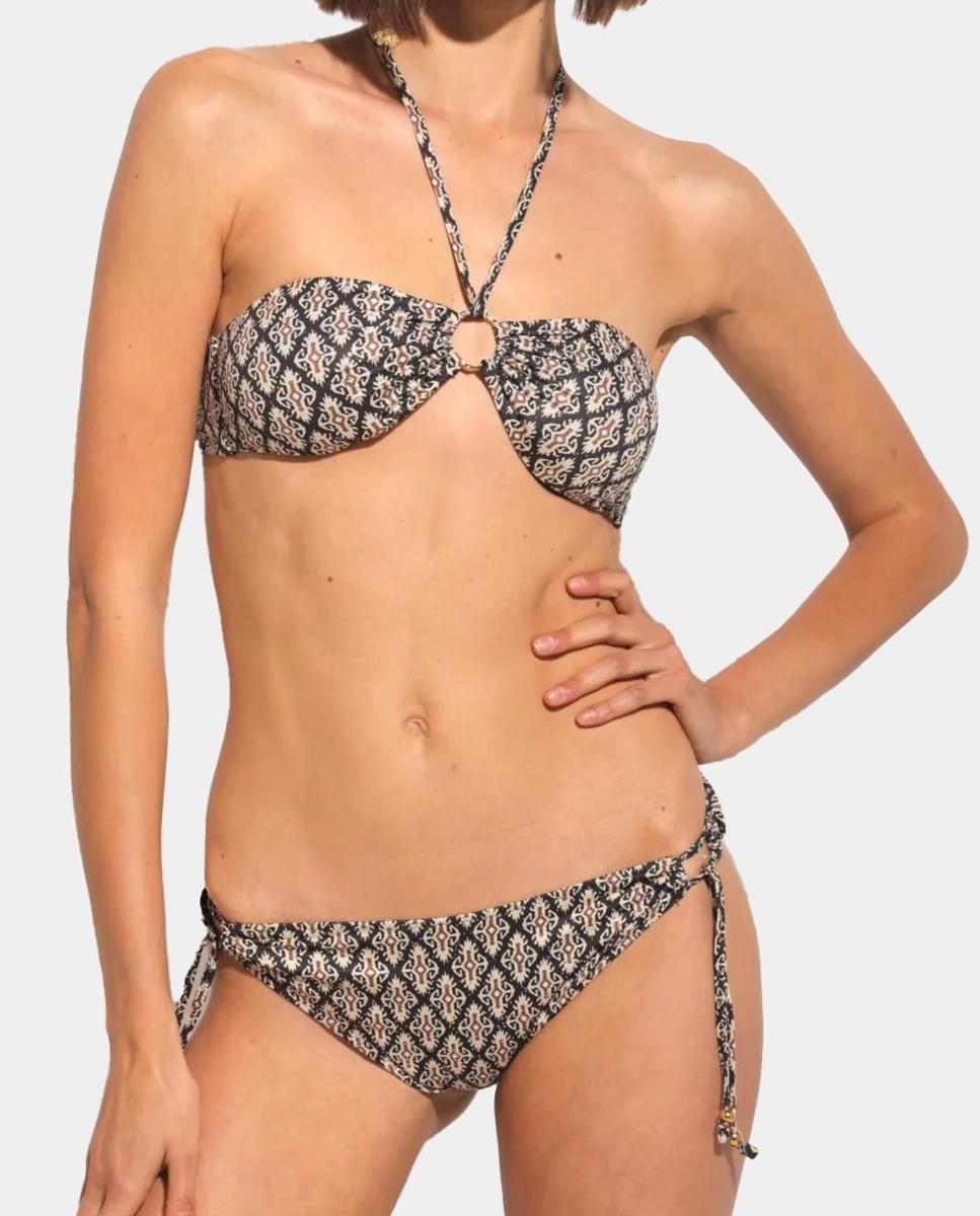 Imagen 0 de Bikini de mujer  bandeau anilla con lazada