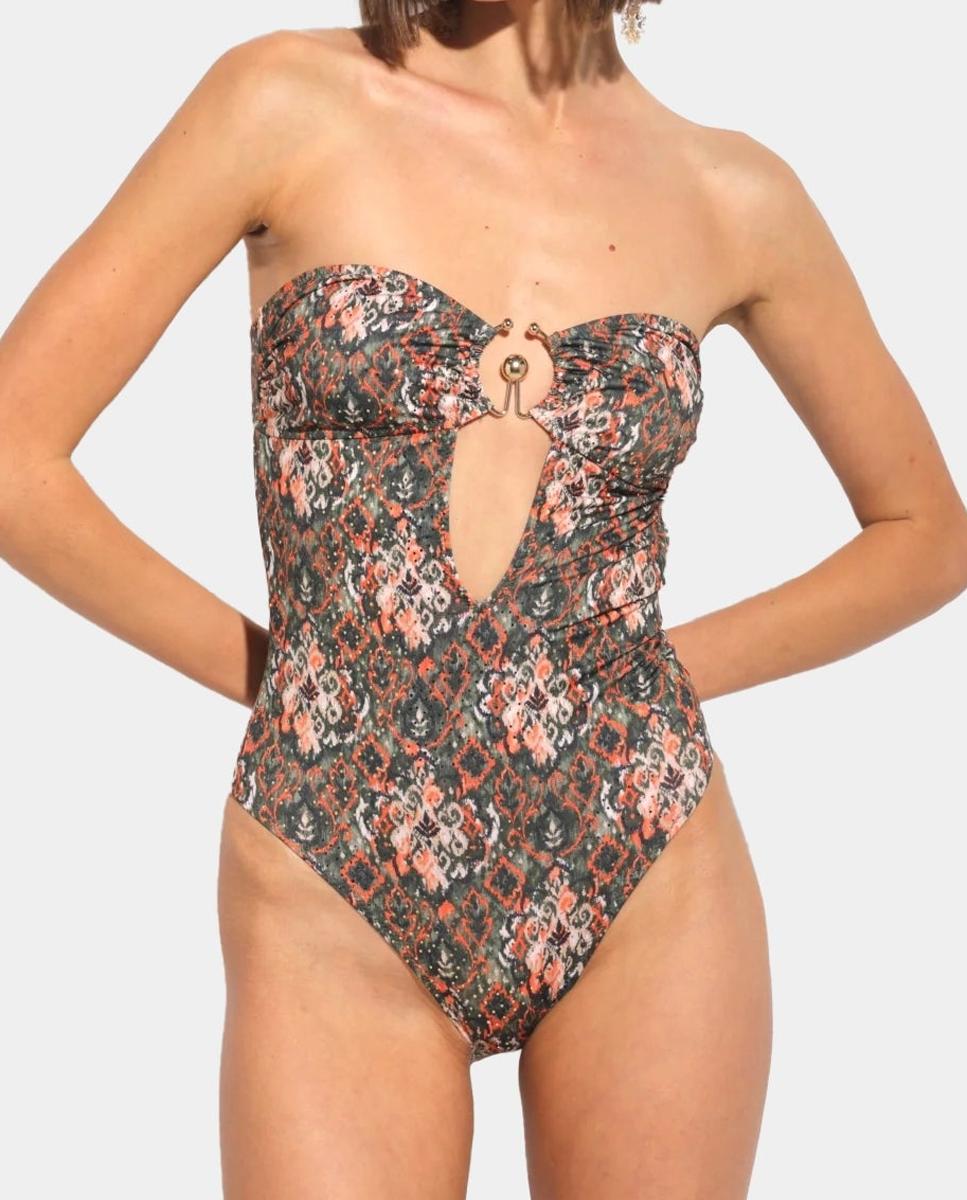Imagen 0 de Bañador de mujer  bandeau aro abertura
