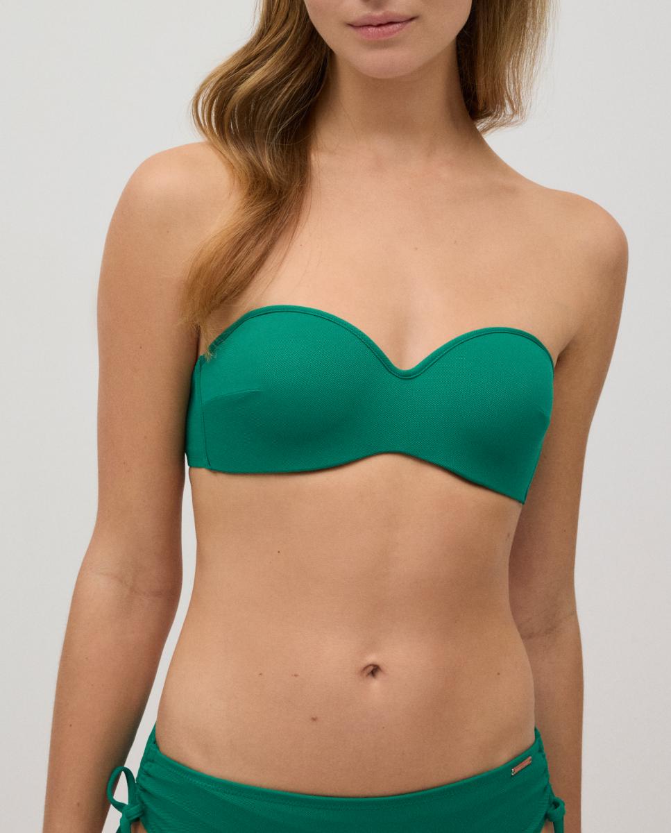 Imagen 0 de Top de bikini bandeau disponible en varios colores