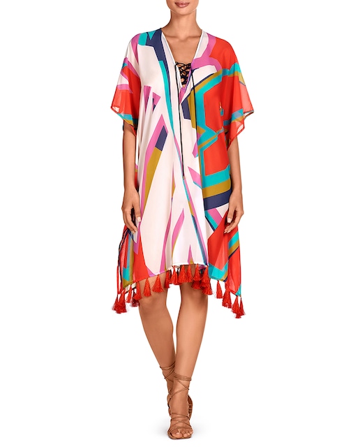 Imagen 0 de Kaftán Leafe con flecos